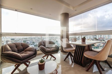 Varanda gourmet de apartamento à venda com 3 quartos, 114m² em Santa Teresinha, São Paulo