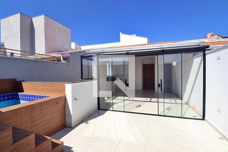 Piscina - Área externa de apartamento para alugar com 2 quartos, 112m² em Campestre, Santo André