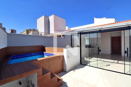 Piscina - Área externa de apartamento para alugar com 2 quartos, 112m² em Campestre, Santo André