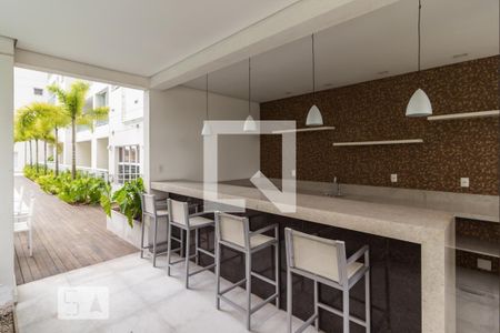 Apartamento à venda com 45m², 1 quarto e 1 vagaChurrasqueira