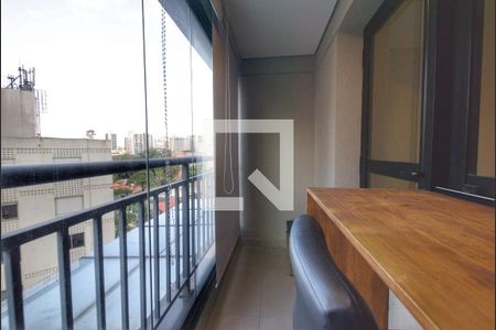 Studio para alugar com 21m², 1 quarto e sem vagaVaranda