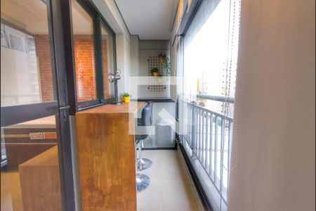 Varanda de kitnet/studio para alugar com 1 quarto, 21m² em Vila Mariana, São Paulo