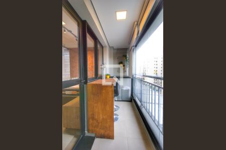 Varanda de kitnet/studio para alugar com 1 quarto, 21m² em Vila Mariana, São Paulo