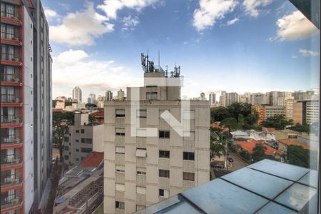 Studio para alugar com 21m², 1 quarto e sem vagaVaranda - Vista