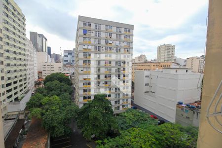 Vista da Sala de apartamento à venda com 1 quarto, 40m² em Centro, Rio de Janeiro