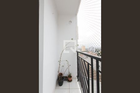 Varanda da Sala  de apartamento para alugar com 2 quartos, 52m² em Vila Carmosina, São Paulo