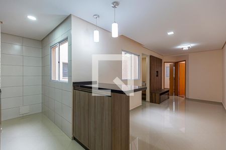 Sala de apartamento para alugar com 2 quartos, 104m² em Vila Valparaiso, Santo André