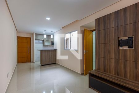 Sala de apartamento para alugar com 2 quartos, 104m² em Vila Valparaiso, Santo André