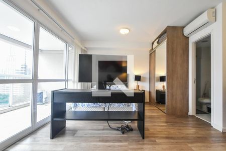Sala de Estar  de apartamento para alugar com 1 quarto, 49m² em Vila Gertrudes, São Paulo