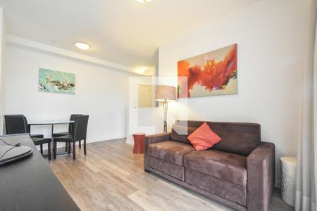 Sala de Estar  de apartamento para alugar com 1 quarto, 49m² em Vila Gertrudes, São Paulo