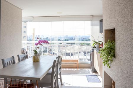 Varanda Gourmet de apartamento à venda com 3 quartos, 103m² em Parque Industrial Tomas Edson, São Paulo