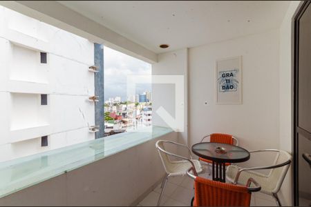 Varanda da Sala de apartamento para alugar com 1 quarto, 52m² em Rio Vermelho, Salvador