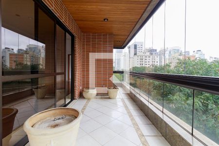 Sala - Varanda de apartamento para alugar com 4 quartos, 273m² em Campo Belo, São Paulo
