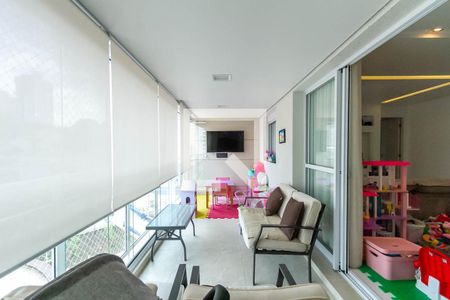 Varanda gourmet de apartamento à venda com 3 quartos, 130m² em Baeta Neves, São Bernardo do Campo