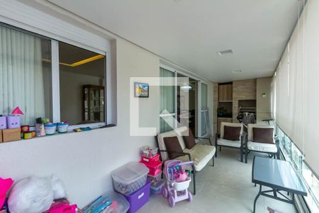 Varanda gourmet de apartamento à venda com 3 quartos, 130m² em Baeta Neves, São Bernardo do Campo