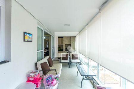 Varanda gourmet de apartamento à venda com 3 quartos, 130m² em Baeta Neves, São Bernardo do Campo