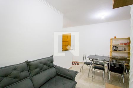 Sala de apartamento para alugar com 2 quartos, 52m² em Vila Dora, Santo André