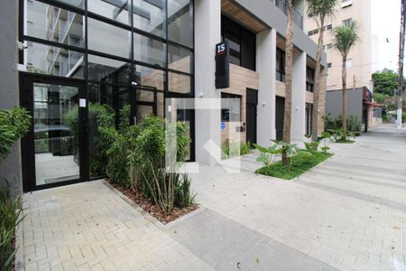 Studio para alugar com 23m², 1 quarto e sem vagaFachada e portaria