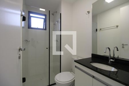 Studio para alugar com 23m², 1 quarto e sem vagaBanheiro da suíte 