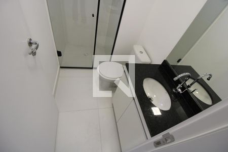 Studio para alugar com 23m², 1 quarto e sem vagaBanheiro da suíte 