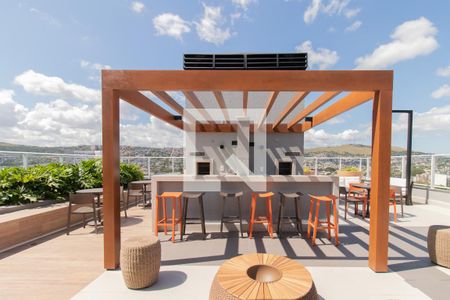 Apartamento à venda com 29m², 1 quarto e 1 vaga Apartamento à venda com 29m², 1 quarto e 1 vagaÁrea comum - Churrasqueira