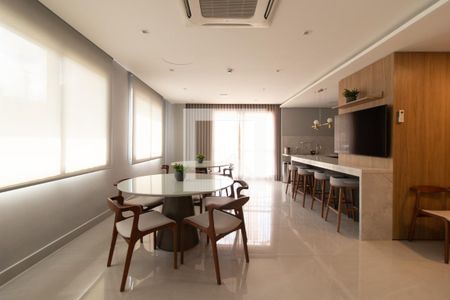 Apartamento à venda com 29m², 1 quarto e 1 vaga Apartamento à venda com 29m², 1 quarto e 1 vagaÁrea comum - Salão de festas