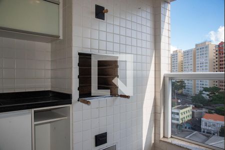 Varanda da Sala - Churrasqueira de apartamento para alugar com 1 quarto, 41m² em Vila da Saúde, São Paulo