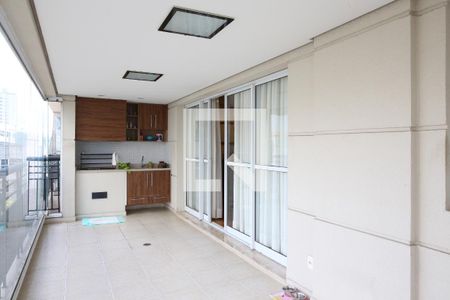 Varanda Gourmet de apartamento à venda com 3 quartos, 139m² em Jardim, Santo André