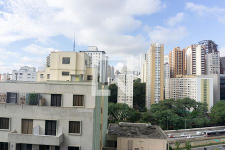 Studio à venda com 25m², 1 quarto e sem vagaVista da Sacada