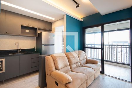 Sala de apartamento para alugar com 1 quarto, 40m² em Continental, Osasco