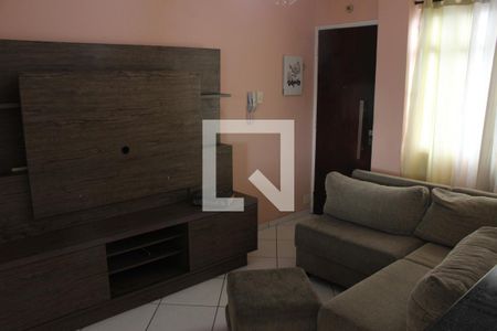 Sala de apartamento para alugar com 1 quarto, 54m² em Centro, São Vicente