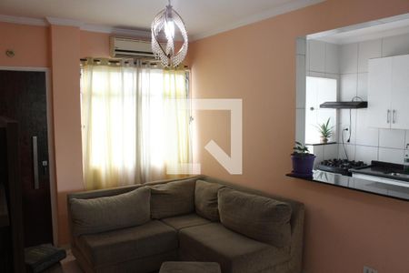 Sala de apartamento para alugar com 1 quarto, 54m² em Centro, São Vicente