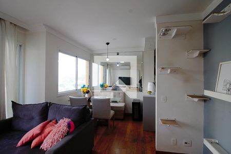 Sala  de apartamento à venda com 2 quartos, 57m² em Paraíso do Morumbi, São Paulo