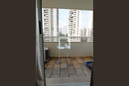 Varanda da Sala de apartamento à venda com 2 quartos, 57m² em Paraíso do Morumbi, São Paulo