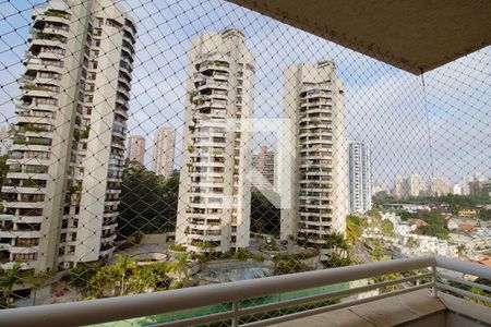 Varanda da Sala de apartamento à venda com 2 quartos, 57m² em Paraíso do Morumbi, São Paulo