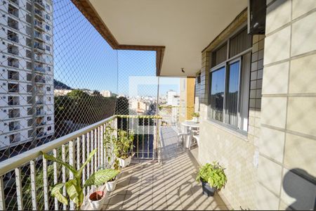 Varanda da Sala de apartamento à venda com 3 quartos, 142m² em Vila Isabel, Rio de Janeiro