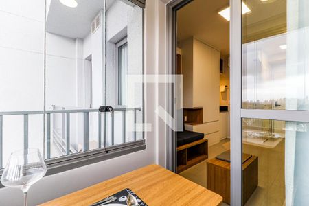 Studio para alugar com 20m², 1 quarto e sem vagaVaranda