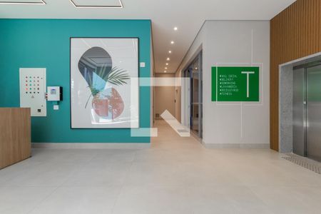 Hall Social de apartamento para alugar com 1 quarto, 33m² em Indianópolis, São Paulo