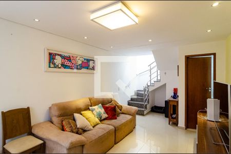 Sala de casa de condomínio à venda com 3 quartos, 76m² em Jardim Oriental, São Paulo