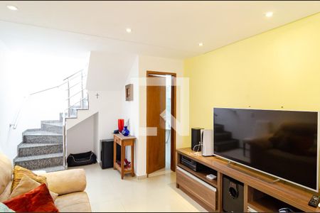 Sala de casa de condomínio à venda com 3 quartos, 76m² em Jardim Oriental, São Paulo