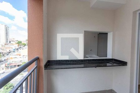 Varanda da sala  de apartamento para alugar com 2 quartos, 45m² em Centro, Diadema