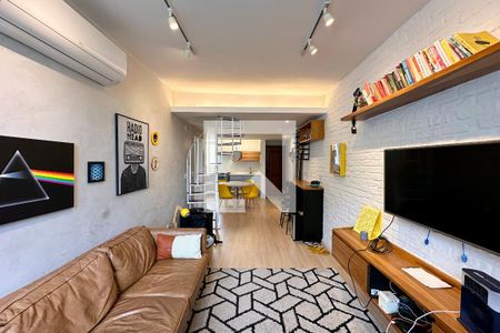 Sala/Cozinha de apartamento para alugar com 1 quarto, 110m² em Botafogo, Rio de Janeiro