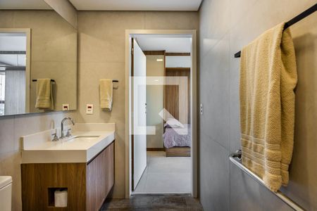 Apartamento à venda com 60m², 1 quarto e 2 vagasBanheiro da Suíte