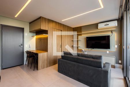 Sala de apartamento para alugar com 1 quarto, 60m² em Pinheiros, São Paulo