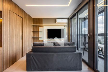 Sala de apartamento à venda com 1 quarto, 60m² em Pinheiros, São Paulo