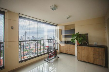 Varanda Gourmet de apartamento à venda com 3 quartos, 132m² em Chácara Inglesa, São Paulo