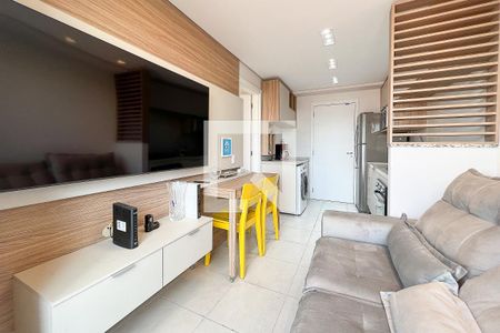Sala de apartamento à venda com 1 quarto, 28m² em Água Branca, São Paulo