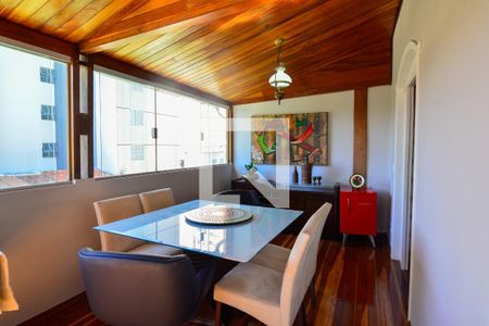 Sala de Jantar de apartamento à venda com 4 quartos, 143m² em Luxemburgo, Belo Horizonte
