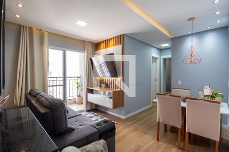 Sala de apartamento para alugar com 2 quartos, 59m² em Continental, Osasco