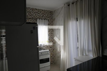 Cozinha  de kitnet/studio para alugar com 1 quarto, 43m² em Canto do Forte, Praia Grande